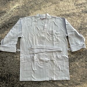 Vintage Victoria's Secret Light blue Cotton Robe M/L